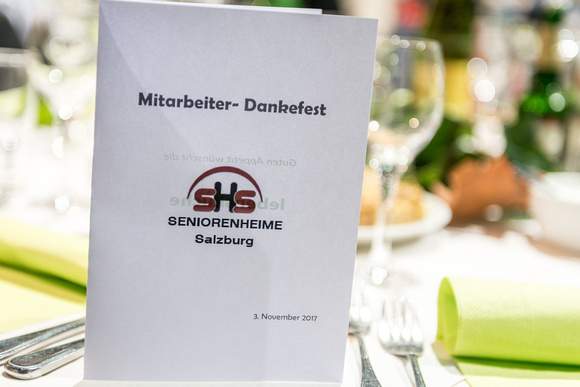 Mitarbeiter - Dankefest der SHS Seniorenheime Salzburg_03.11.2017
