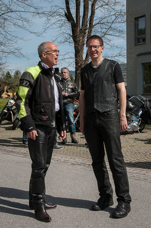 Biker und Motorradmesse Hallein Evangelische Kirche