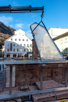 Wintereinhausung Brunnen Kornsteinplatz 03. 12. 2015