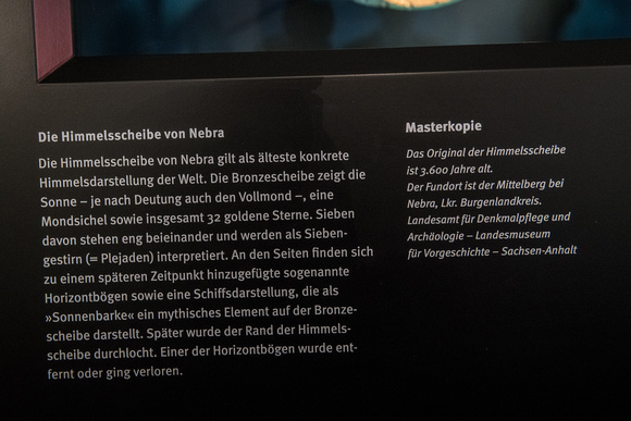 Die Himmelsscheibe von Nebra_Keltenmuseum Hallein_01.02.2018