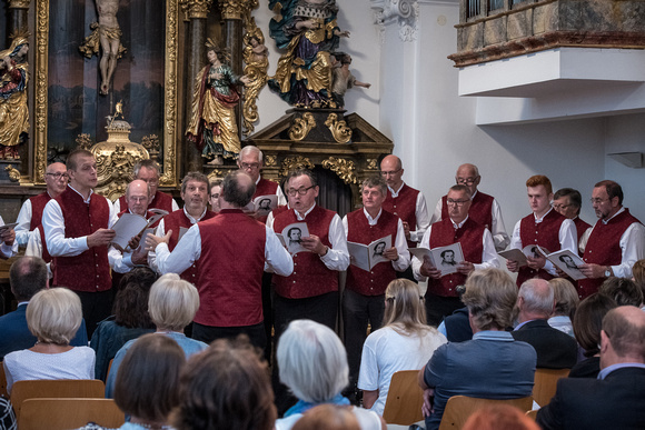 Halleiner Liedertafel & Männerchor Hochburg/Ach_Hallein 16. Juni 2018