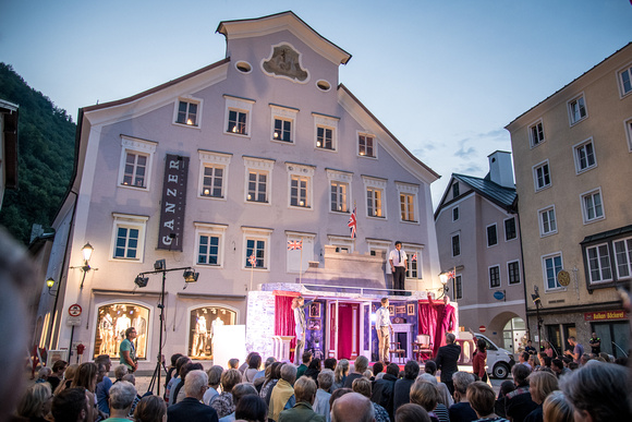 Salzburger Strassentheater_König der Herzen_Hallein Kornsteinplatz_20. Juli 2018