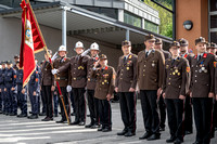 Florianifeier Hallein mit Fahrzeugweihe