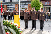 Florianifeier Hallein mit Fahrzeugweihe